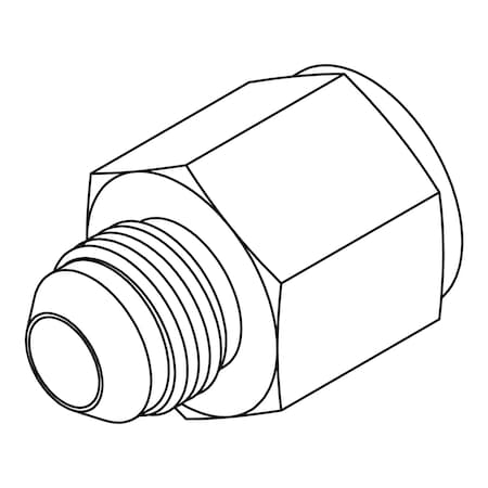 Hydraulic Fitting-International08MJ-06FBSPP